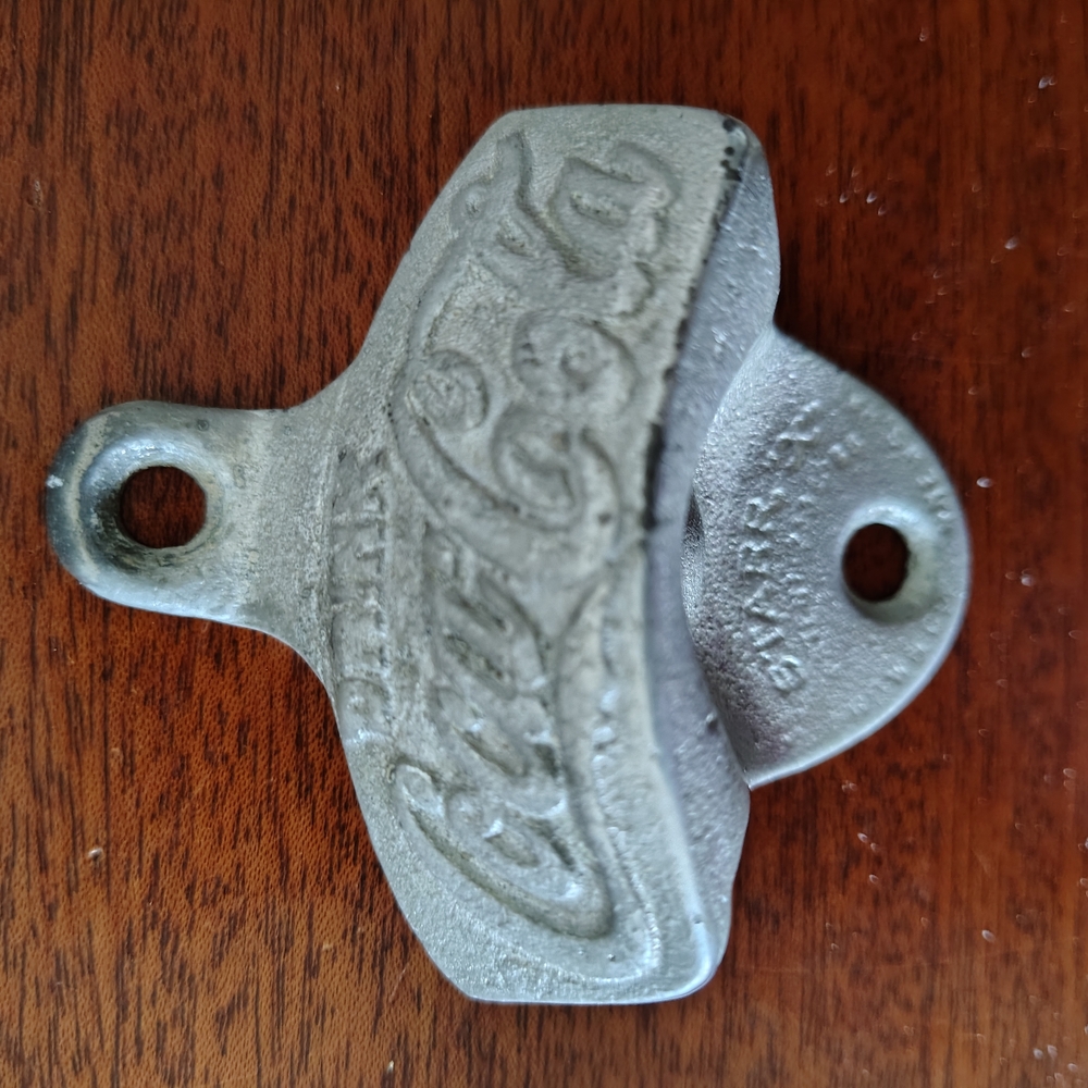 Coca Cola Silver Wall Decor Hook